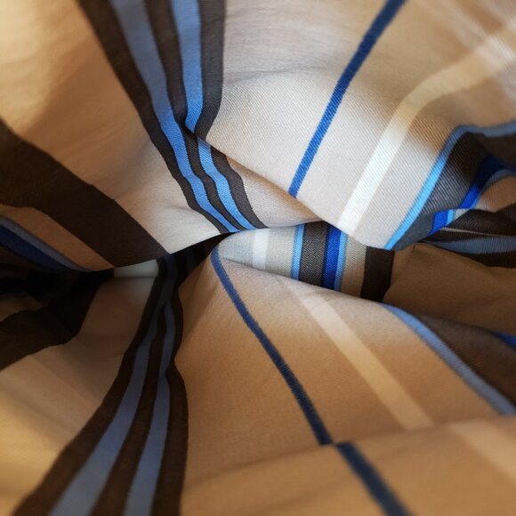 Chocolate Brown and tan Leather and suede Levenger Shoulder Bag Tote - Picture 6 of 8